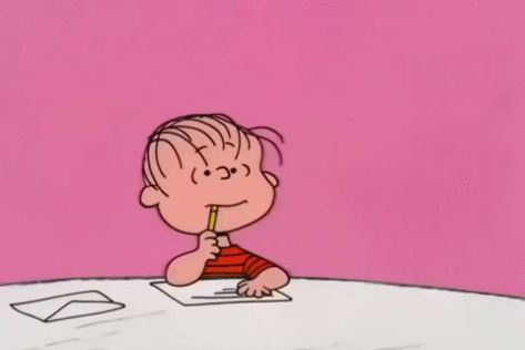 Linus writing